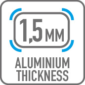 ALUMINIUM thickness 1,5